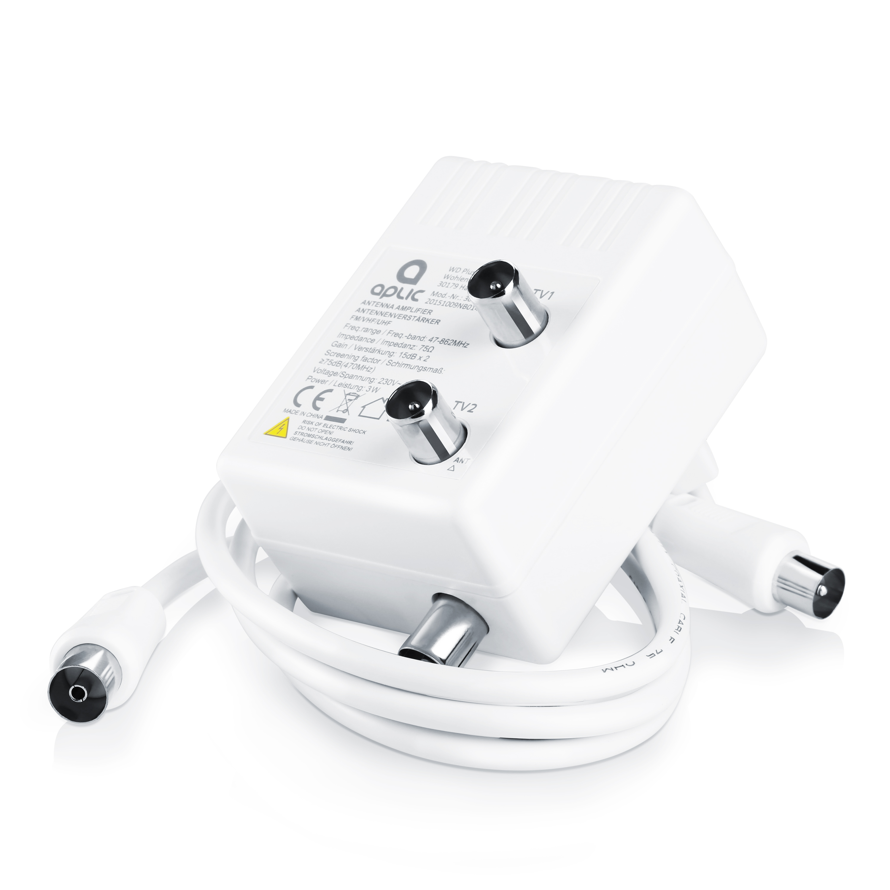 Verteilverstärker B-Ware CSL Antennenverstärker für DVB-T Radio Kabel TV