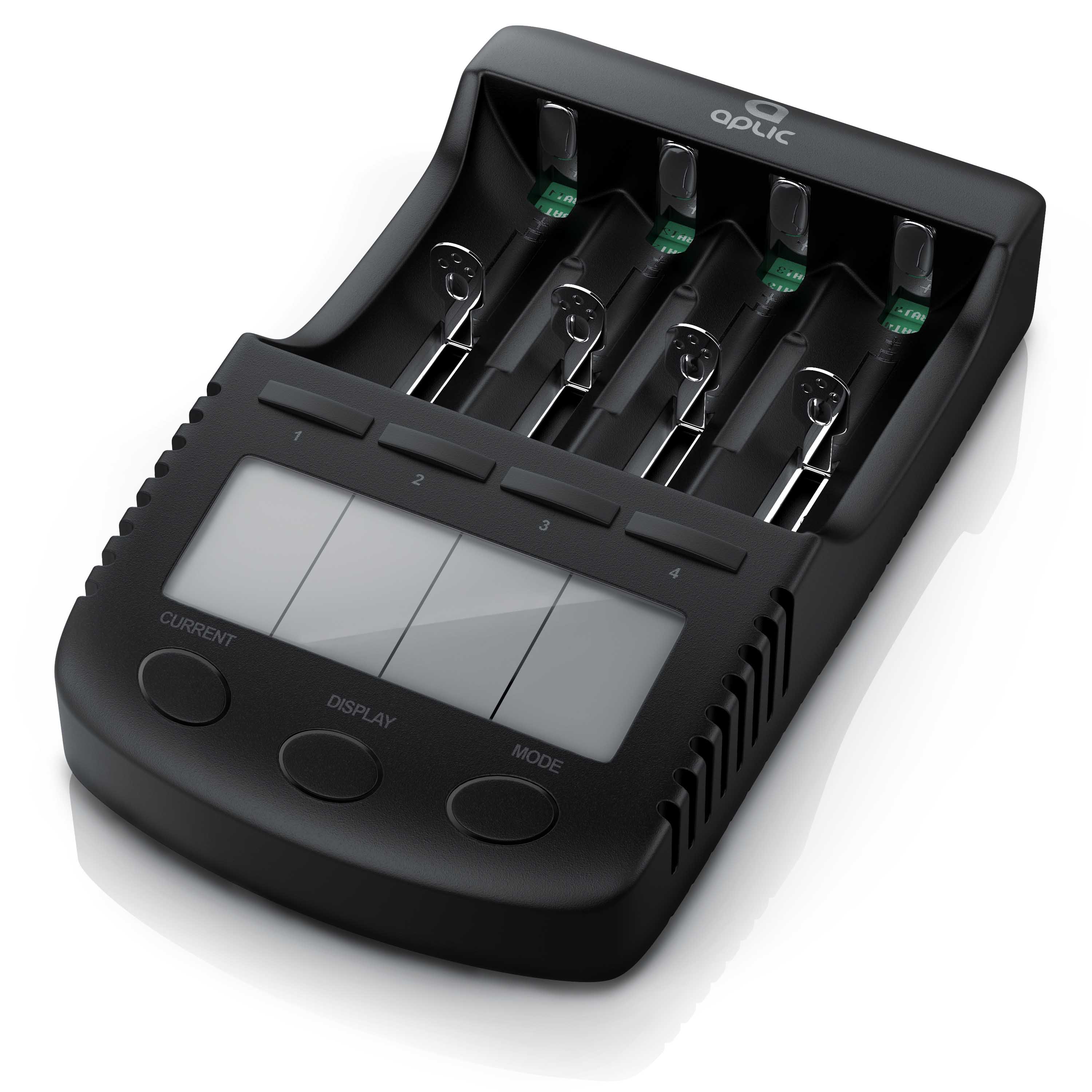 Aplic Power Akku Ladegerät Universal Akku Ladestation 4 Bay Aplic Power Akku Ladegerät Universal Akku Ladestation 4 Bay